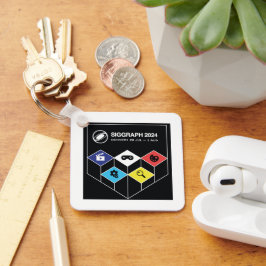 SIGGRAPHメタルキーチェーン キーホルダー