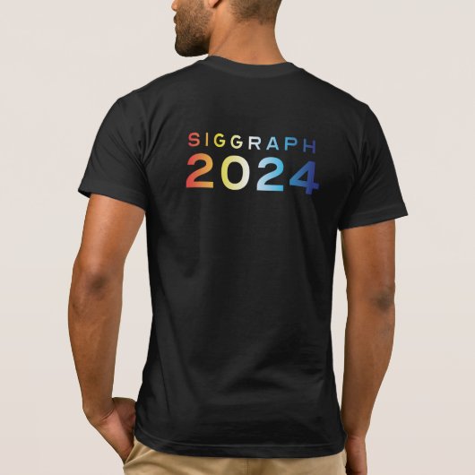 SIGGRAPH 2024 Tシャツ (裏面)