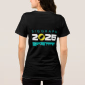 SIGGRAPH 2025女子シャツ トライブレンドＴシャツ (裏面)