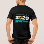 SIGGRAPH 2025 メンズTシャツ トライブレンドTシャツ (裏面)