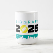 SIGGRAPH 2025 15ozマグカップ コーヒーマグカップ (中央)