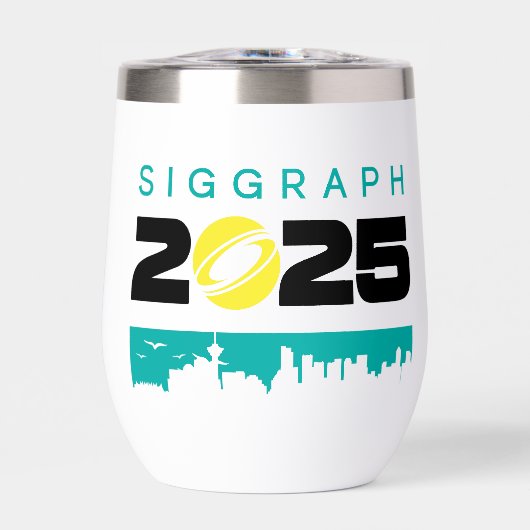 SIGGRAPH 2025 Mini Water Bottle (正面)