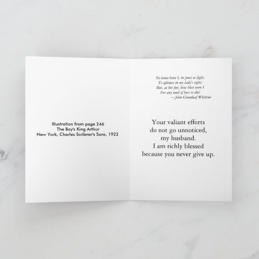 Sight彼の女性の カード (内部)