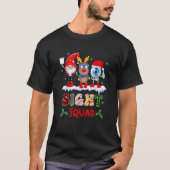Sight Squad Gnome Reindeer Santa Christmas Optomet Tシャツ (正面)