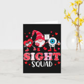 Sight Squad Optician Optometrist Dabbing Heart Val カード (黄色い花)