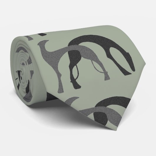 Sighthoundの猟犬のタイ ネクタイ (ロール)