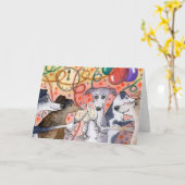 Sighthoundsは元のパーティー好きな人…です カード (黄色い花)