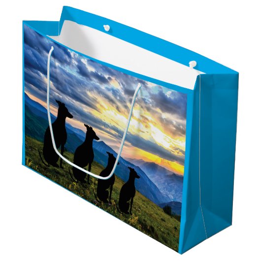 Sighthounds Sunset ラージペーパーバッグ (正面アングル)