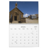 Sights of Bodie, CA 2014 カレンダー (1月 2027)