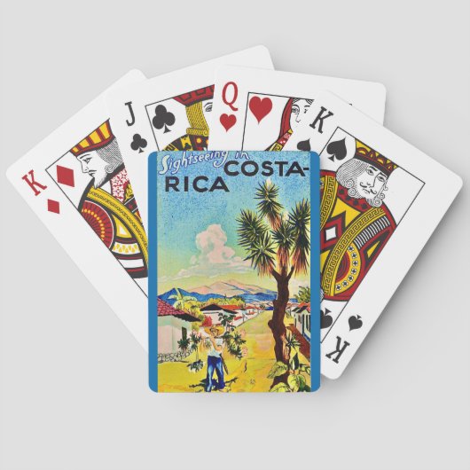 Sightseeing Costa Rica Playing Cards トランプ (裏面)