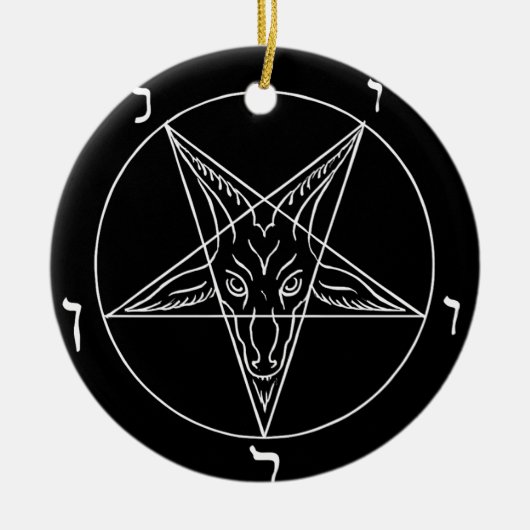 Sigil of Baphomet セラミックオーナメント (正面)