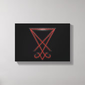 Sigil of Lucifer キャンバスプリント (正面)