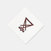 Sigil of Lucifer スタンダードカクテルナプキン (角)