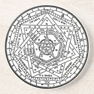 Sigillum Dei Aemeth (Dei Amethのシールのsigil コースター