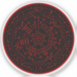 Sigillum Dei Aemeth (red) シール