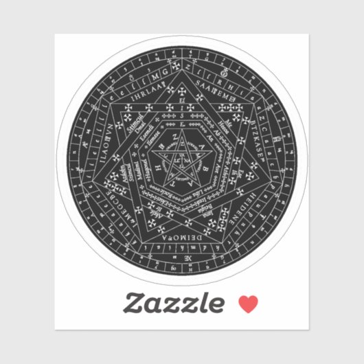 Sigillum Dei Aemeth (white) シール (シート)