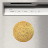 Sigillum Dei Seal of God Angelic John Dee Diagram マグネット (インサイチュ (食洗機))