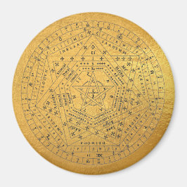 Sigillum Dei Seal of God Angelic John Dee Diagram マグネット