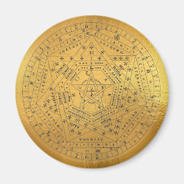 Sigillum Dei Seal of God Angelic John Dee Diagram マグネット