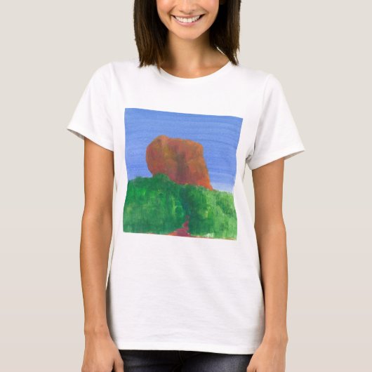 Sigiriyaの石 Tシャツ (正面)