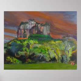 Sigiriya Lion Rock – Vibrant Sri Lanka ポスター