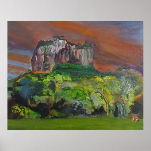 Sigiriya Lion Rock – Vibrant Sri Lanka ポスター (正面)