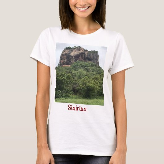 Sigiriya Rock Tシャツ（女性用） Tシャツ (正面)