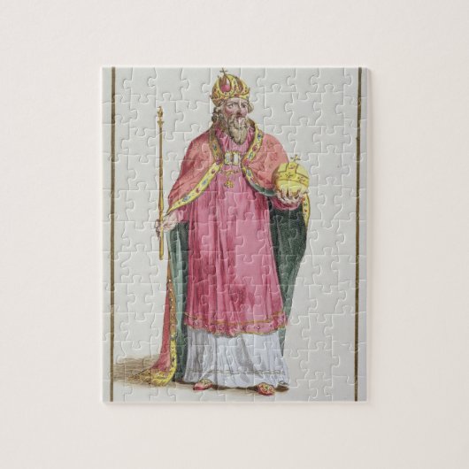 Sigismundの(1368-1437年の)神聖ローマ皇帝(1433-37年) ジグソーパズル (縦)