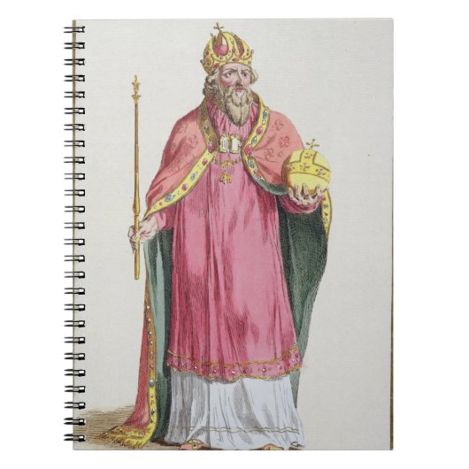 Sigismundの(1368-1437年の)神聖ローマ皇帝(1433-37年) ノートブック (正面)