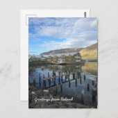 Siglufjordur – アイスランド ポストカード (正面/裏面)