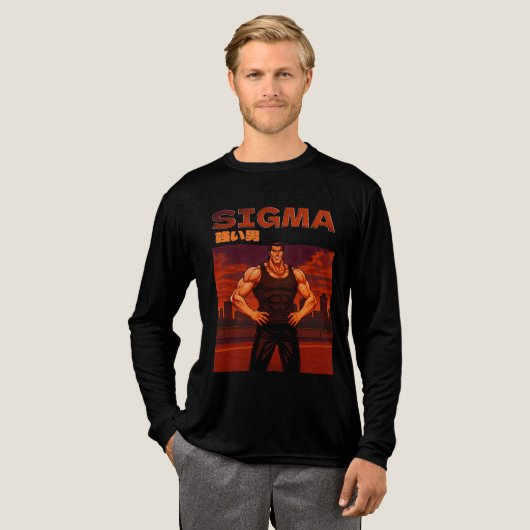 Sigma 強い男 トライブレンドＴシャツ (正面全体)