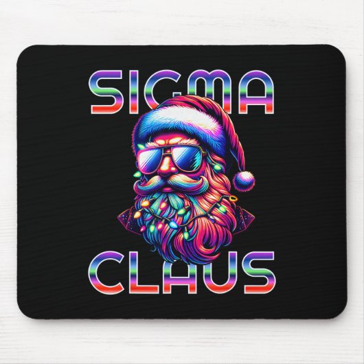 Sigma Claus Funny Santa Christmas Meme Teens Boys  マウスパッド (正面)
