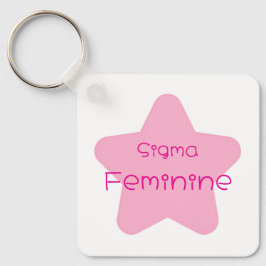 Sigma Feminine Acrylic Keychain キーホルダー