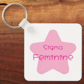 Sigma Feminine Acrylic Keychain キーホルダー (正面)