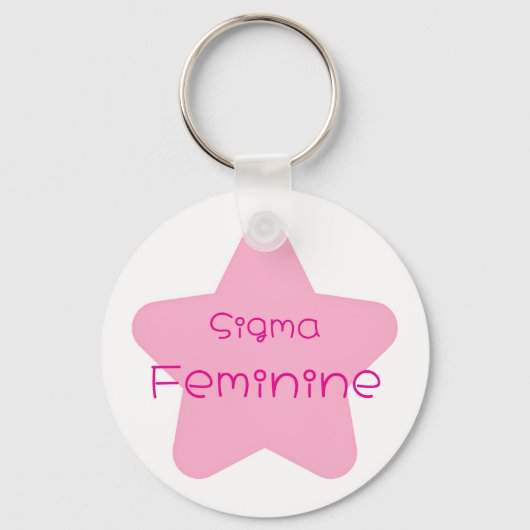 Sigma Feminine Acrylic Keychain キーホルダー (正面)