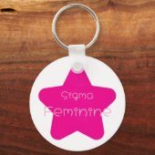 Sigma Feminine Acrylic Keychain キーホルダー (裏面)