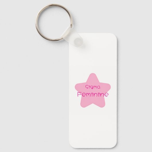 Sigma Feminine Acrylic Keychain キーホルダー (正面)