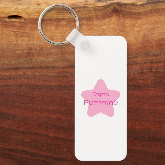 Sigma Feminine Acrylic Keychain キーホルダー (正面)