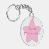 Sigma Feminine Acrylic Keychain キーホルダー (正面左)