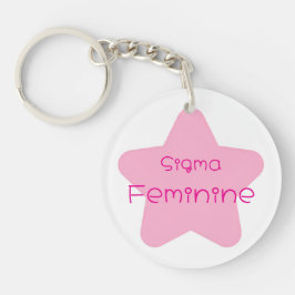 Sigma Feminine Acrylic Keychain キーホルダー