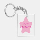 Sigma Feminine Acrylic Keychain キーホルダー (正面左)