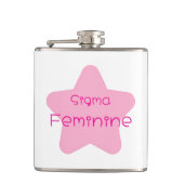 Sigma Feminine Vinyl Wrapped Flask フラスク (正面)