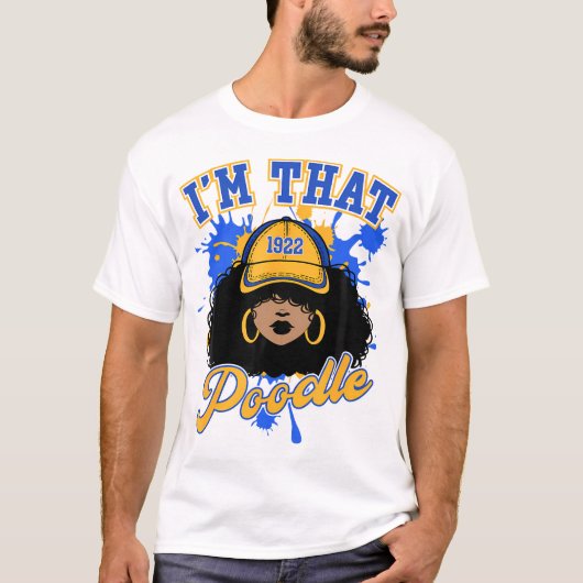 Sigma Gamma Rho Sorority、私はPoodle、ローアル Tシャツ (正面)