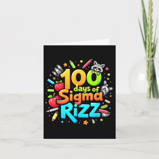 Sigma Rizzの100日おもしろい100日目 カード (正面)