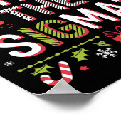 Sigma Santa句おもしろいGen Alpha X-mas ポスター (角)