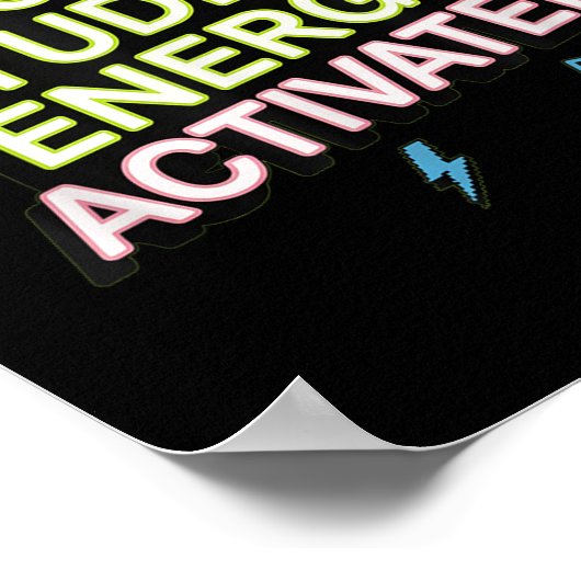 Sigma Student Energy Activated, Back To School, Ge ポスター (角)