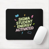 Sigma Student Energy Activated, Back To School, Ge マウスパッド (マウス)