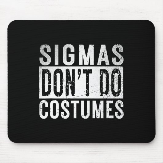 Sigmas DontコスチュームGen AlphaスラングHalloween マウスパッド (正面)