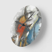 Sigmund ラウンド壁時計 (傾斜)