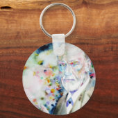 SIGMUND FREUD – 水色ポートレート.2 キーホルダー (正面)